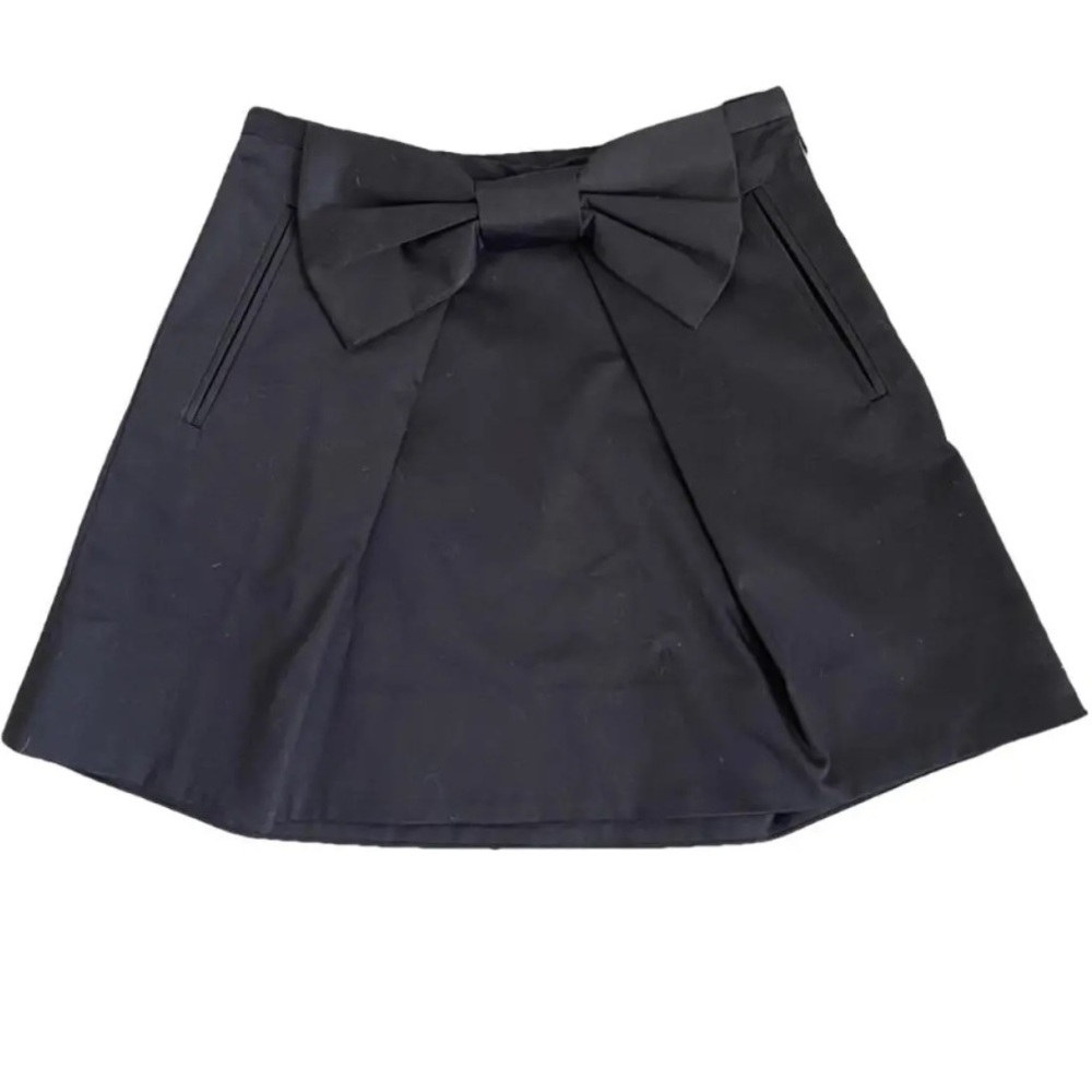 Marc By Marc Jacobs Black Skirt with Bow Detail